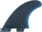 FCS Performer Eco Neo Glass Surfboard Fins (Medium, Quad (4 Fins)), Blue