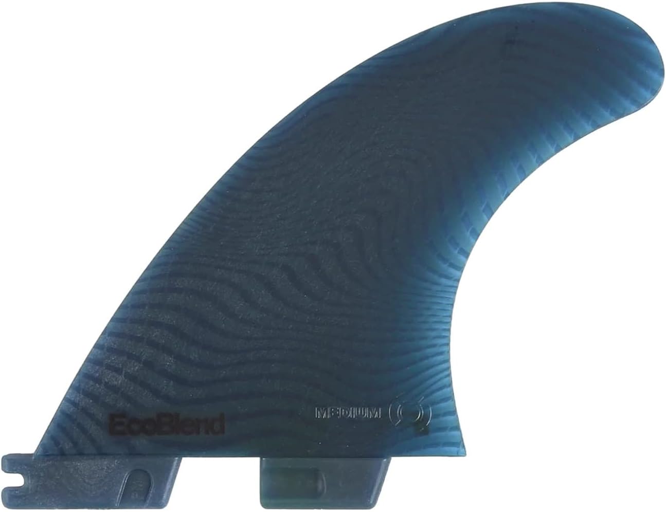 FCS Performer Eco Neo Glass Surfboard Fins (Medium, Quad (4 Fins)), Blue