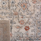 SAFAVIEH Oregon Collection Area Rug - 9' x 12', Grey & Ivory, Oriental Distressed Design, Non-Shedding & Easy Care, Ideal for High Traffic Areas in Living Room, Bedroom (ORE877F)