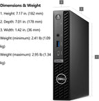 Dell OptiPlex 7020 MFF Mini Business Desktop Computer  7000 Micro Form Factor  14th Gen Intel 14-Core i5-14500T (Beat i7-13700T)  16GB DDR5 RAM  512GB PCIe SSD  WiFi 6E  2 DisplayPorts  HDMI  W11 Pro