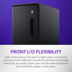 Alienware Aurora Gaming Desktop ACT1250 - Intel Core Ultra 7 265F  32GB DDR5 RAM  1TB SSD  NVIDIA GeForce RTX 5070  1000W Platinum Rated PSU  Windows 11 Home  Clear Panel - Black