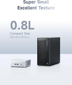 MINISFORUM UM750L Slim Mini PC  AMD Ryzen 5 7545U(6C/12T  Up to 4.9GHz)  Mini Computer 32GB LPDDR5 RAM 1TB SSD  Triple Display USB4/HDMI/DP  2.5G LAN  USB3.2  WiFi 6E  BT5.2  Radeon 740M  Office Home