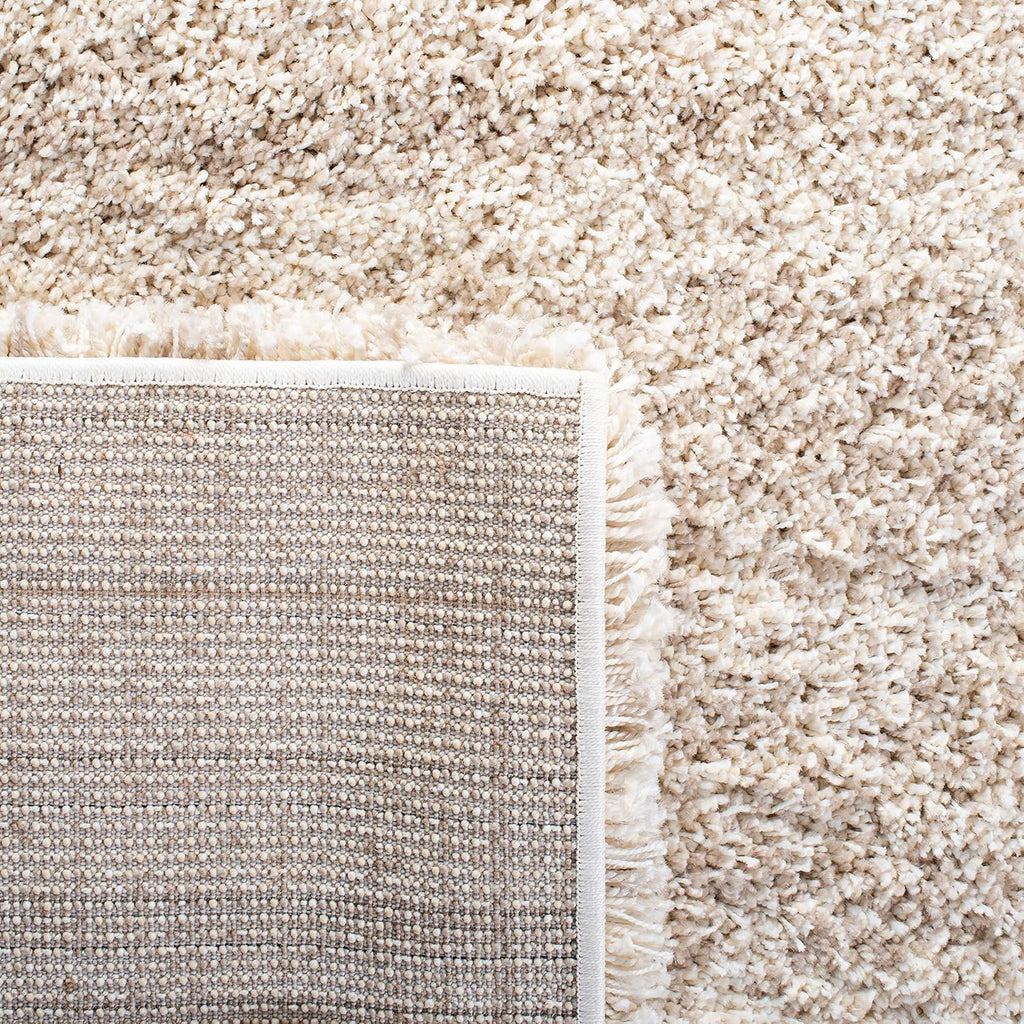 SAFAVIEH Hudson Shag Collection Area Rug - 9' x 12', Ivory & Beige, Modern Abstract Design, Non-Shedding & Easy Care, 2-inch Thick Ideal for High Traffic Areas in Living Room, Bedroom (SGH295C)