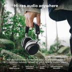 Sennheiser HDB 630 Wireless Over-Ear Headphones - Hi-Res Audiophile Sound  Adaptive Noise Cancellation  Parametric EQ  60 Hour Battery Life  Includes USB-C Low-Latency Bluetooth Adapter - Black