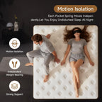 MOOA King Mattress, 12 inch King Size Memory Foam Mattress for Back Neck Pain Relief, Fiberglass Free, Medium Firm Hybrid Mattress in a Box, CertiPUR-US Certified