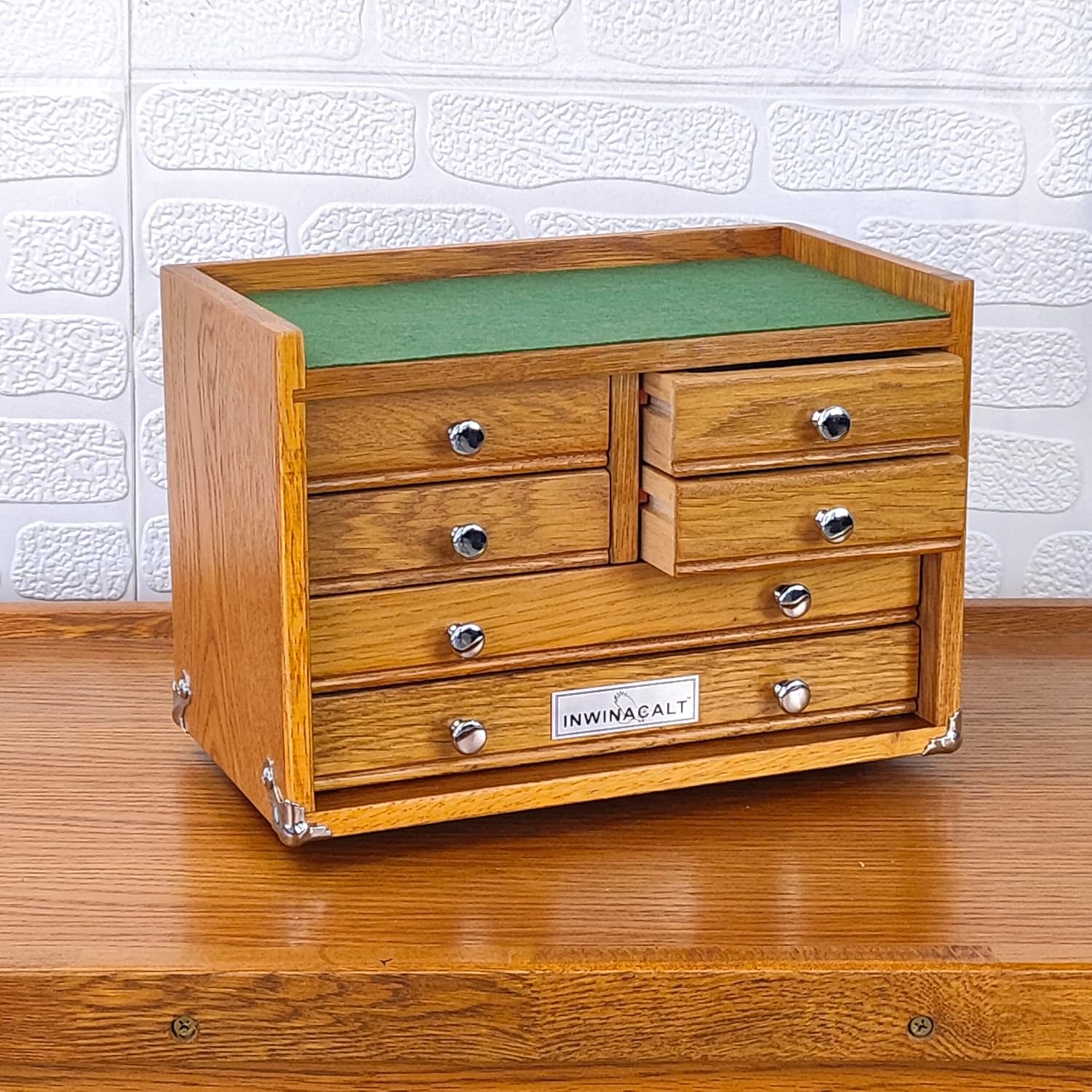 Red Oak 6 Drawers Mid-Riser, FT0206