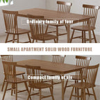 47" Dining Table Kitchen Table Dining Room Table Small Kitchen Table for Small Spaces Table Modern Home Furniture Dinner Table Rectangular (Natural)