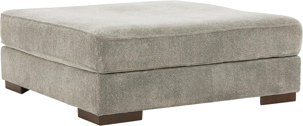 Signature Design by Ashley Bayless Modern Oversized Accent Ottoman, Gray