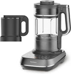 Joydeem Soymilk Maker Machine, Heated Blender with Grind Cup, Low Noise Variable Frequency Brushless Motor, 1.75L Capacity, Black, JD-B1Pro