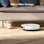 ILIFE V2 Robot Vacuum Cleaner, Tangle-Free Suction, 120 Mins Runtime, Slim, Self-Charging Robotic Vacuum Cleaner, Ideal for Pet Hair and Hard Floors