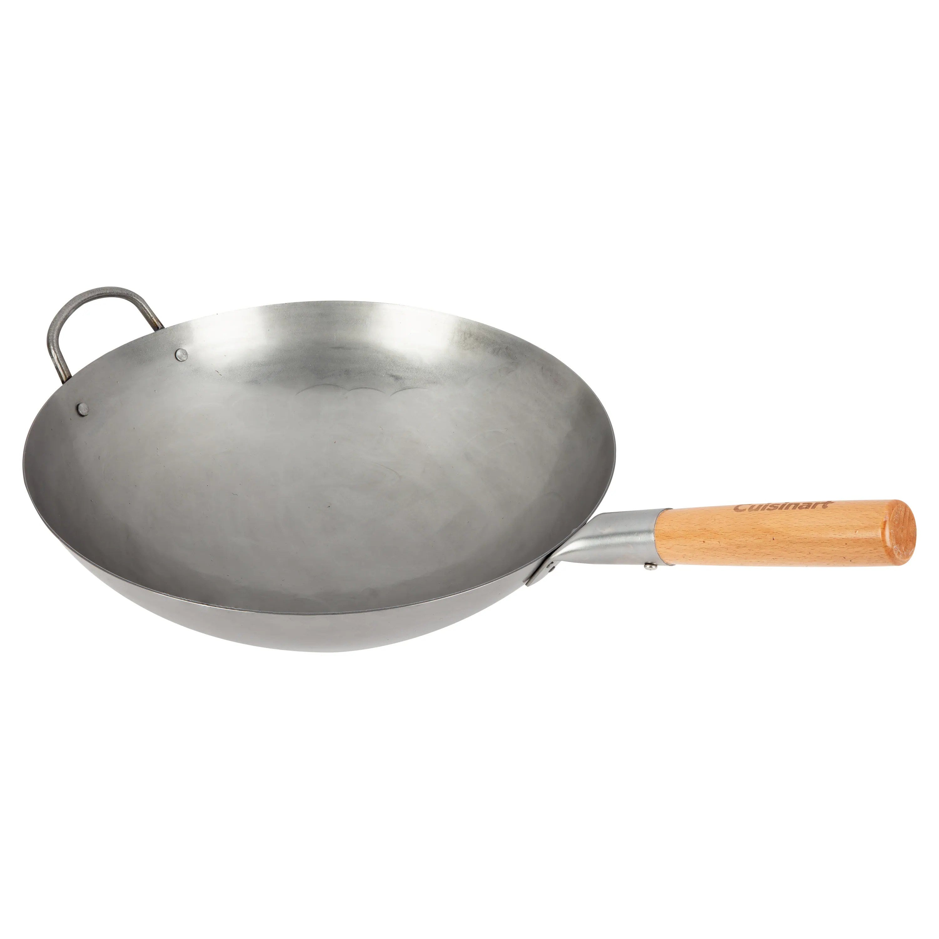 Cuisinart Outdoor Wok Station, 50,000 BTU Propane Outdoor Wok Burner w Prep Table, 14测 Carbon Steel Wok for Stir Fry, Searing, BBQ  Black