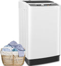 Nictemaw Portable Washing Machine, 20Lbs Capacity Full-Automatic Portable Washer, 2.8Cu.ft Washer and Dryer Combo with Drain Pump, LED Display, 10 Programs & 8 Water Levels for Apartment Dorm RV