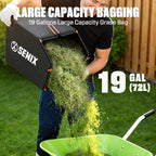 SENIX Gas Lawn Mower  22" Self Propelled Gas Powered Lawnmower with 170cc OHV 4-Cycle Engine  3-in-1 Walk-Behind Push Lawn Mower  6-Position Height Adjustment