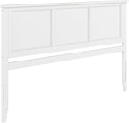 AFI, Madison King Solid Wood Panel Headboard, White
