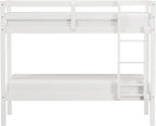 Hillsdale Kids and Teens Caspian Twin Bunk Bed, Twin/Twin, White