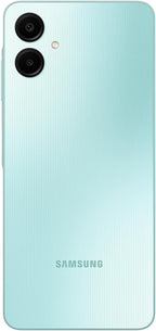 Samsung Galaxy A06 4G LTE (64GB + 4GB) Latin Version SM-A065M/DS Factory Unlocked 6.7" Dual Sim 50MP Dual Cam (Case Bundle) - (Light Green)