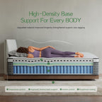 King Size Mattress, Medium Firm 14 Inch Hybrid Mattress King Size in a Box - Memory Foam & Pocket Springs for Back Pain Relief, Fiberglass Free, Motion Isolation, CertiPUR-US & OEKO-TEX Certified