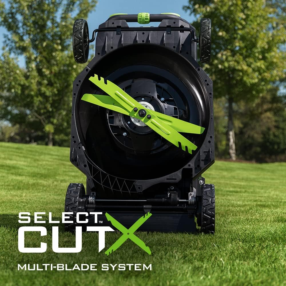EGO POWER+ Electric Lawn Mower  Self-Propelled Cordless with Select Cut and Touch Drive  Includes 56V 7.5Ah Battery and Rapid Charger – LM2135SP