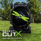 EGO POWER+ Electric Lawn Mower  Self-Propelled Cordless with Select Cut and Touch Drive  Includes 56V 7.5Ah Battery and Rapid Charger – LM2135SP