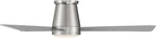 WAC Lighting F-037L-BN Hug 52" Hugger Ceiling Fan with LED Lights & Remote, Brushed Nickel