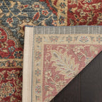 SAFAVIEH Mahal Collection Area Rug - 9' x 12', Navy & Red, Traditional Oriental Design, Non-Shedding & Easy Care, Ideal for High Traffic Areas in Living Room, Bedroom (MAH655C)