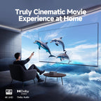 HORION 43 inch Smart TV  4K UHD LED TV with WebOS 22  Ultra Slim Television with Mega Contrast  HDR10  Dolby Audio - Streaming Live  Bluetooth  Hdmi  WiFi ((P6D Series)