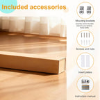 BERISSA Cordless Roman Shades for Windows Blackout,Pull Down Linen Fabric Roman Blinds,Privacy Window Shades for Door Windows,Bedroom,Office,Easy to Install,Misty White,72" W x 78" H.