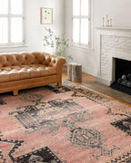 Loloi Jocelyn Collection JOC-06 Rose/Rose 7'-10" x 10' .38" Thick Area Rug