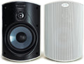 Polk Audio Atrium 4 Outdoor Speakers with Powerful Bass (Pair  White)  All-Weather Durability  Broad Sound Coverage  Speed-Lock Mounting System