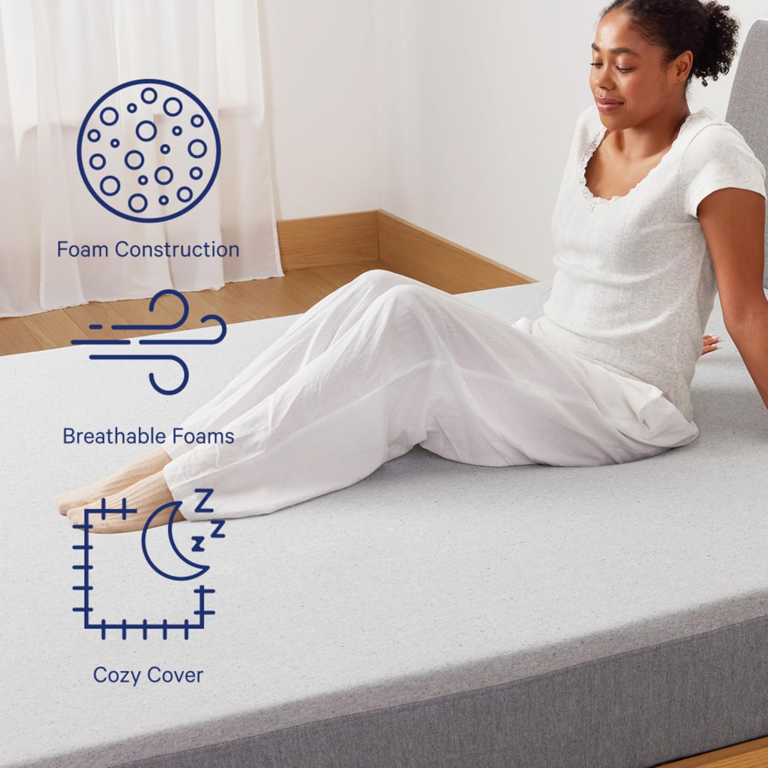 Casper Sleep Element King Mattress - Medium Feel - Motion Isolation - Breathable, Cooling Memory Foam - 100-Night Trial - CertiPUR-US