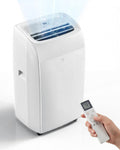 14,000 BTU Portable Air Conditioner - Cools Up to 700 Sq. Ft., Multi-Function Portable AC Unit with Auto Swing, Smart Control, 24H Timer, Ultra-Quiet AC Unit for Bedroom, Dorm, Apartment