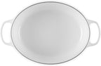 Le Creuset Enameled Cast Iron Signature Oval Dutch Oven, 8 qt., White