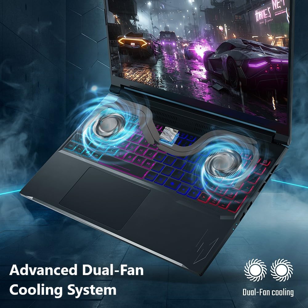 Acer Nitro V 16S AI Gaming Laptop | NVIDIA GeForce RTX 5060 GPU | AMD Ryzen 7 260 Processor | 16" WUXGA IPS 180Hz Display | 32GB DDR5 | 1TB Gen 4 SSD | Wi-Fi 6 | ANV16S-41-R2AJ