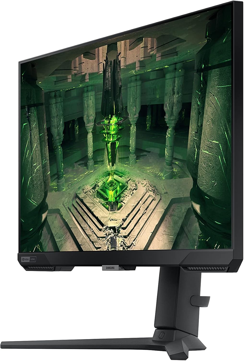 SAMSUNG 25" Odyssey G4 Series FHD Gaming Monitor  IPS  240Hz  1ms  G-Sync Compatible  AMD FreeSync Premium  HDR10  Ultrawide Game View  DisplayPort  HDMI  Fully Adjustable Stand  LS25BG402ENXGO