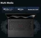 Lenovo ThinkPad T14 G6 AI Business Laptop 14" FHD+ Display  Intel Ultra 5 225U  16GB DDR5 RAM  512GB SSD  5MP FHD Webcam  Fingerprint  Backlit KB  Wi-Fi 6E  2 Thunderbolt 4 - Black
