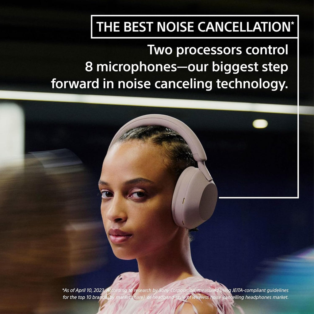 Sony WH-1000XM5 Premium Noise Canceling Headphones (Silver) with Free WF-C700N Truly Wireless Noise Canceling Earbuds (Black)
