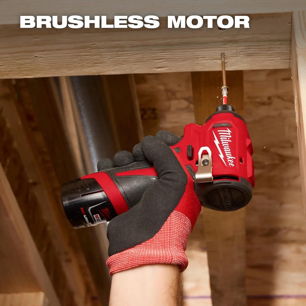 Milwaukee M12 Subcompact Brushless 1/4 Inch Hex Impact Driver (Bare Tool)