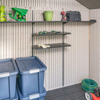 8 ft. W x 15 ft. D Plastic Storage Shed