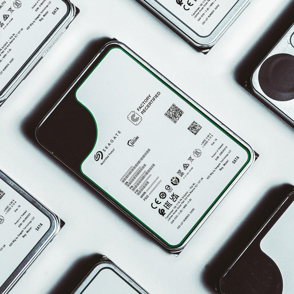Seagate Exos X24 24TB Enterprise Hard Drive HDD SATA 6Gb/s 512MB Cache 7200 RPM 512e CMR Helium Sealed 3.5in Hard Drive ST24000NM000H (Renewed)
