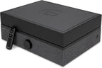 Andover Audio SpinPlay Premium All-in-One Record Player for Vinyl Record Playback - Semi-Automatic  Auto Power-On and Auto-Stop  Integrated Sound System with 270° Speaker Array - Black
