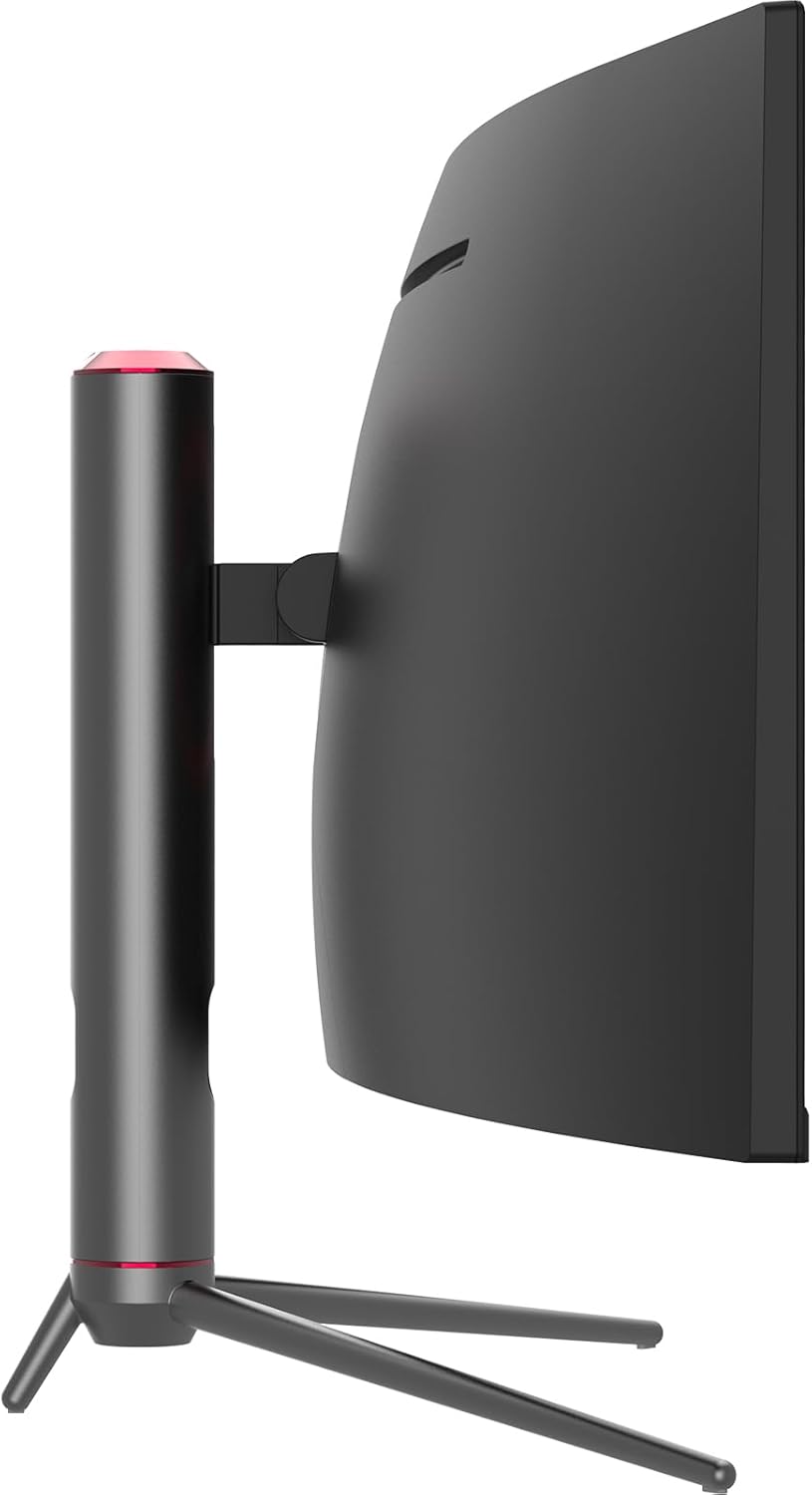 INNOCN 49" Curved Gaming Monitor 144Hz Ultrawide 32:9 WDFHD 3840 x 1080P  R1800  99% sRGB  HDR400  USB Type C  DisplayPort  HDMI  Built-in Speakers  Height/Tilt Adjustable - 49C1G