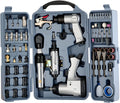 VEVOR 71 Pieces Pro Air Tool and Accessories Kit - 1/2" Air Impact Wrench, 3/8" Ratchet Wrench, 1/2" Die Grinder, 4500BPM Hammer, Blow Gun for Auto Repair, Home DIY Project - Storage Case Included