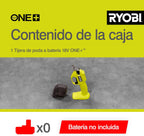 Ryobi RY18SCA-0 18V ONE+ Cordless Secateurs (Bare Tool), Black