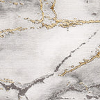 SAFAVIEH Craft Collection Area Rug - 10'6" x 14', Grey & Gold, Modern Abstract Design, Non-Shedding & Easy Care, Ideal for High Traffic Areas in Living Room, Bedroom (CFT877F)