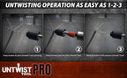 Untwist Tool PRO-COMBO Quickly Separates CAT5e, CAT6, CAT6A, & CAT7