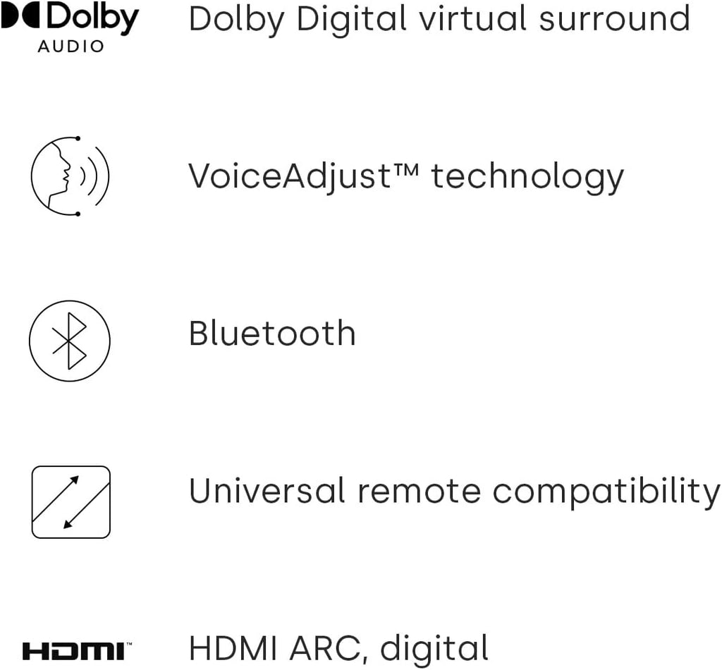 Polk Audio Signa S2 Sound Bar for Smart TV with Subwoofer  Wireless – Exclusive VoiceAdjust Technology  Ultra-Slim Design  Works with 4K & HD TVs  HDMI & Optical  Bluetooth  Wireless Streaming
