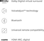 Polk Audio Signa S2 Sound Bar for Smart TV with Subwoofer  Wireless – Exclusive VoiceAdjust Technology  Ultra-Slim Design  Works with 4K & HD TVs  HDMI & Optical  Bluetooth  Wireless Streaming