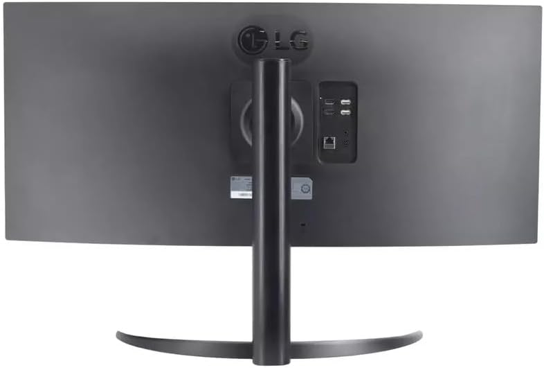 LG 34" Curved WQHD VA Black Monitor with Built-in Speaker  (3440x1440) 100Hz  5ms  Ultrawide MyView Streaming  Airplay2  Magic Remote  34SR65QC-B WebOS 2024 Model (Renewed)