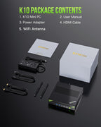 GMKtec Mini PC Workstation  Intel Core i9 13900HK(14C/20T) up to 5.4GHz  Mini Computer 32GB DDR5 RAM 1TB SSD  8X USB Ports/COM/HDMI/DP Office Business