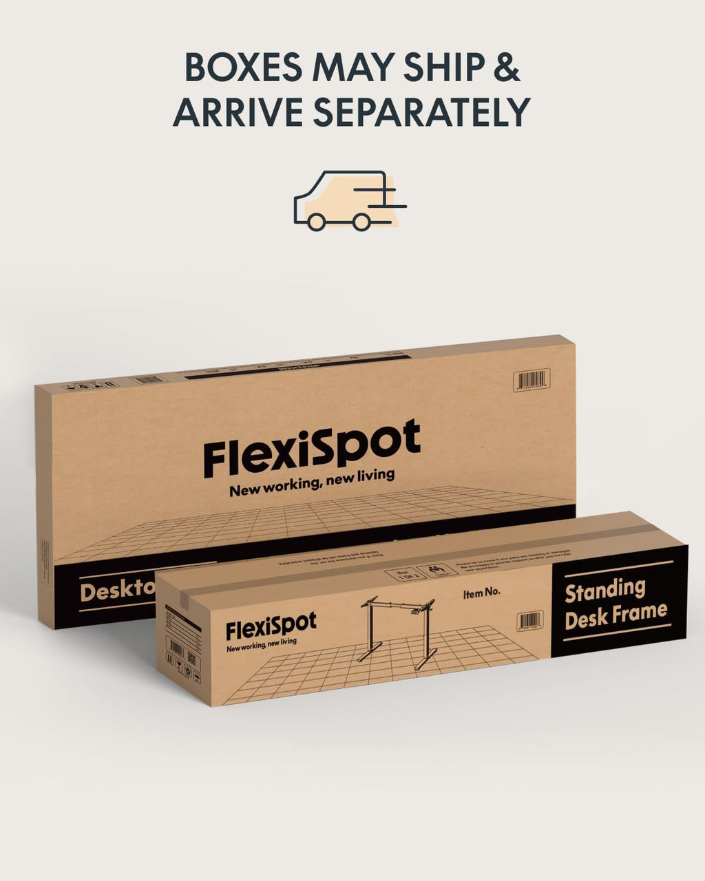 FLEXISPOT 71x32 Inch Electric Large Standing Desk for Home & Office, Spacious Splice Board Desk with Cable Management & Organizer, Cup Holder & Hook, White Wood Grain